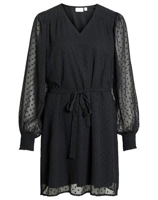 VIEdee V-Neck Kjole - Sort